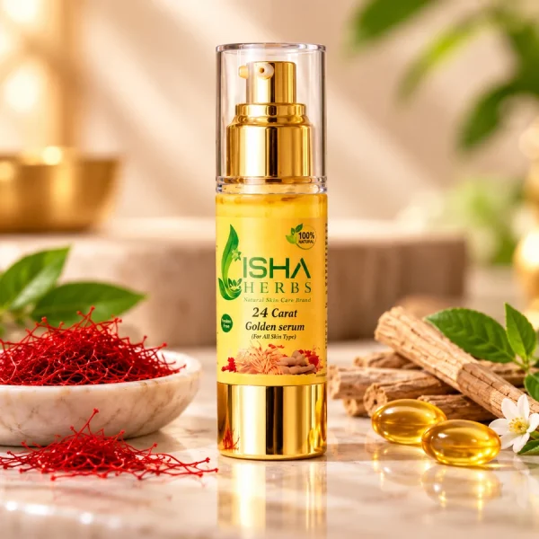 24 Carat Golden Serum – Isha Herbs
