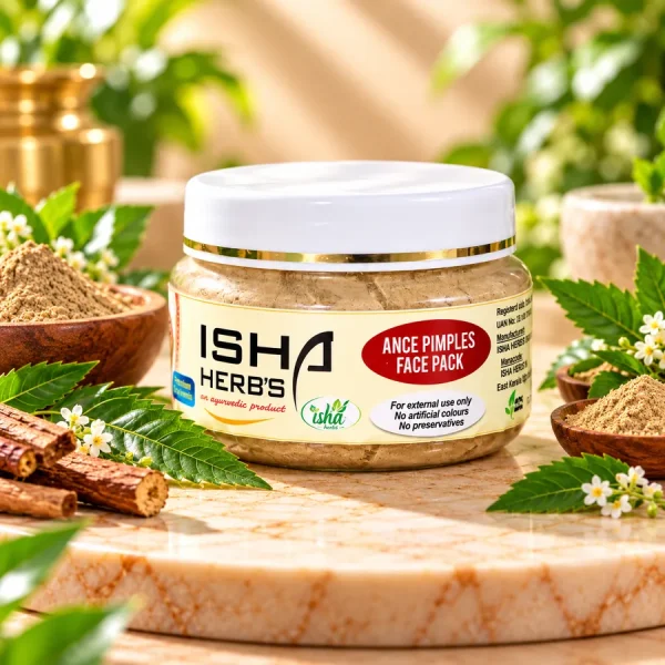 Acne & Pimples Face Pack – Isha Herbs
