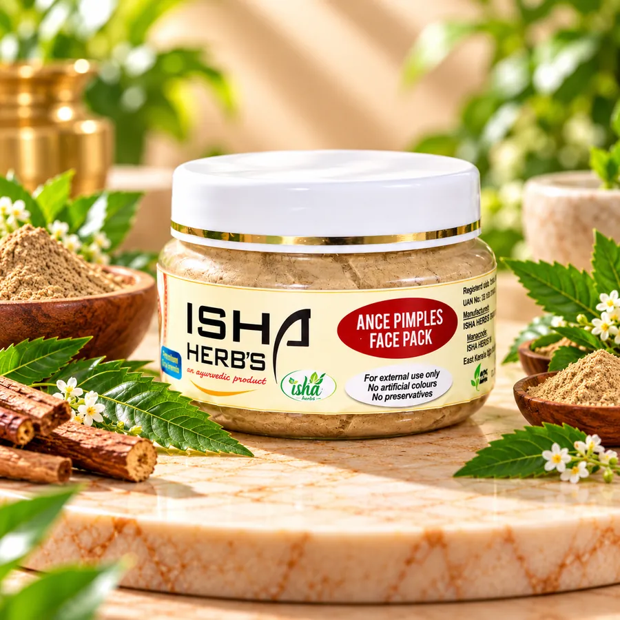 Acne & Pimples Face Pack – Isha Herbs