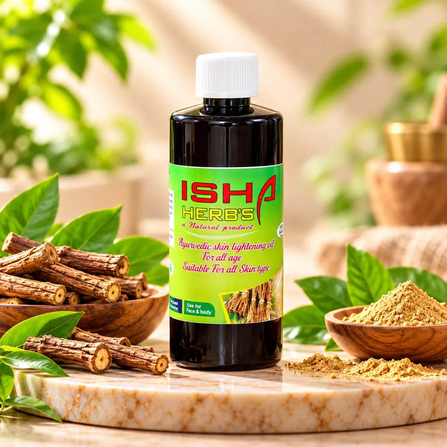 Ayurvedic Skin Lightening Oil – Isha Herbs