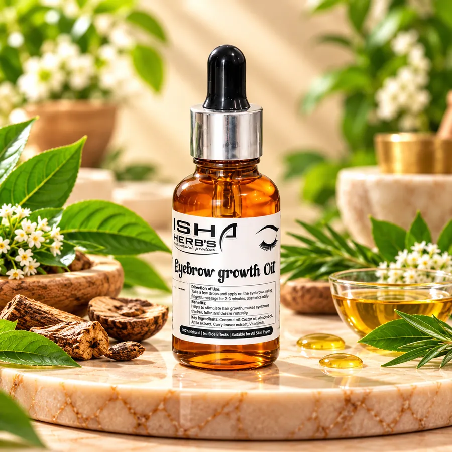 Eyebrow Growth Oil – Isha Herbs