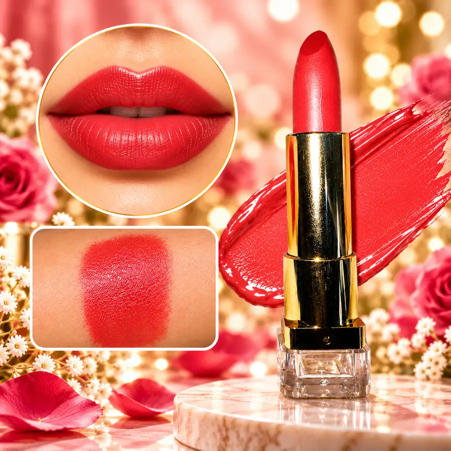 Lipstick – Coral Red – Isha Herbs