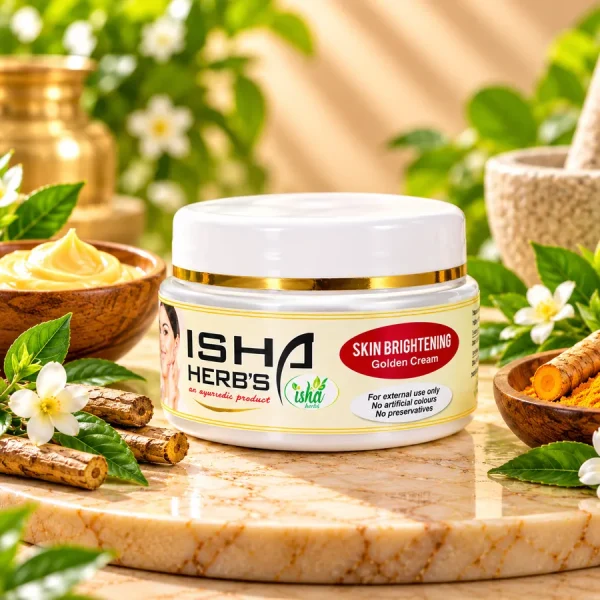 Skin Brightening Golden Cream – Isha Herbs
