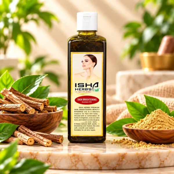 Skin Brightening Golden Oil – Isha Herbs